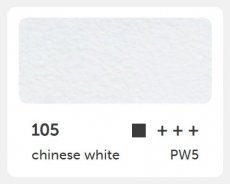 PH aquarel godet 105 - Chinese white Phoenix - Aquarel 1/2 godet