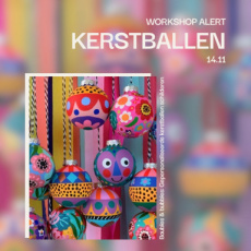 14/11: Baubles & bubbles 14/11: Baubles & bubbles: Gepersonaliseerde kerstballen schilderen