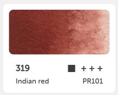 PH aquarel godet 319 - Indian red Phoenix - Aquarel 1/2 godet