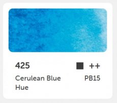 PH aquarel godet 425 - Cerulian blue hue 425 - Cerulian blue hue