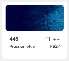 PH aquarel godet 445 - Prussian blue 445 - Prussian blue