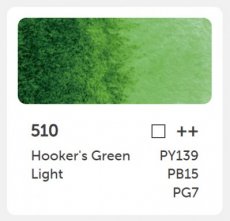 PH aquarel godet 510 - Hooker's green light 510 - Hooker's green light