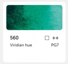 PH aquarel godet 560 - Virdian hue 560 - Virdian hue