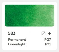 PH aquarel godet 583 - Permanent green light 583 - Permanent green light