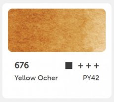 PH aquarel godet 676 - Yellow ochre 676 - Yellow ochre