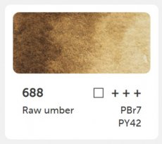 PH aquarel godet 688 - Raw umber 688 - Raw umber