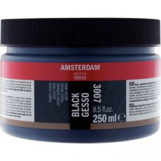 Amsterdam - Zwarte gesso (3007) - 250ml Amsterdam - Black ghesso (3007) - 250ml