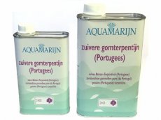 Aquamarijn - Zuivere gomterpentijn - 1000ml Linova - Pure gum turpentine - 1000ml