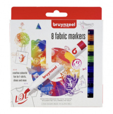 Bruynzeel - Fabric Markers Set (8st.) Bruynzeel - Fabric Markers Set (8st.)