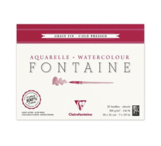 Clairefontaine - Fontaine aquarelpapier - Katoen (300g/m²)