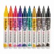 Ecoline - Brush pen set - 10st Donker Ecoline - Brush pen set - 10st Dark