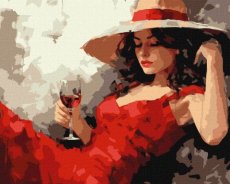 Girl in a hat - 40cm x 50cm Girl in a hat - 40cm x 50cm