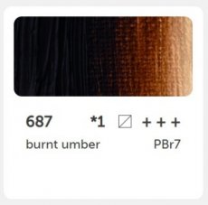 PH - olieverf 40 ml - 687 - Burnt umber 687 - Burnt umber