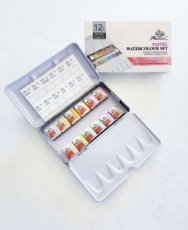 Phoenix - Aquarelset 12 x 1/2 godet - PASTEL Phoenix - Aquarel painting set 12 x 1/2 godet - PASTEL