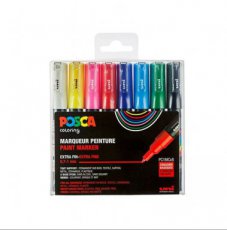 Posca - Paint markers PC-1M (extra fine) - 8pcs