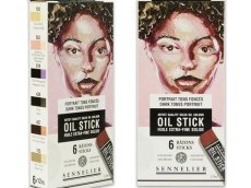 Sennelier - Oil sticks (6st.) - Portret Donker